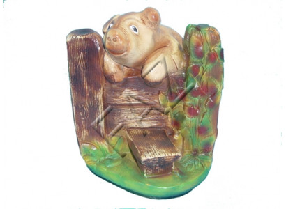 Conception Figurine de cochon Statue de jardin Sculpture Figures Sculptures Décoration c79